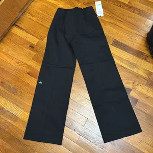 Alo flare black pants thumbnail 6