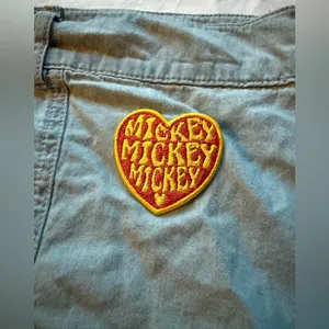 Disney Mickey and Minnie Denim Patch Skirt 3X thumbnail 8