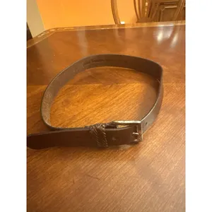 Paul Harris Med Belt With Gold Buckle Brown thumbnail 5