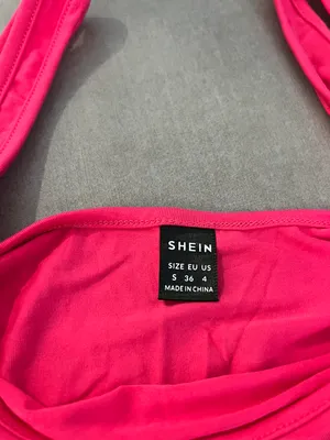 SheIn Pink Crop Top thumbnail 2