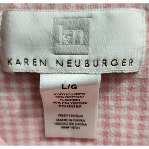 Karen Neuburger Pajamas top & bottoms Sleepwear Lounge‎ Wear Pink Polka Dot thumbnail 8