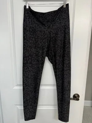 Old Navy PowerSoft Black Cheetah High-Rise Leggings Women’s XL thumbnail 3