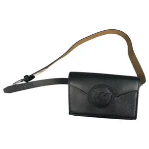 Michael Kors 556136C Black Leather Belt Bag Fanny Pack Waist Bag NEW with Tags thumbnail 1