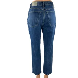 Everlane The Curvy Cheeky Women's Blue High Waisted Straight Denim Jeans Size 27 thumbnail 3