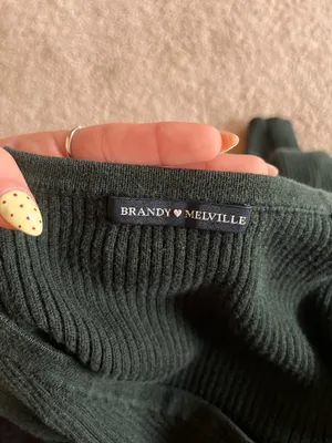 Brandy Melville Sweater Dark Green thumbnail 3