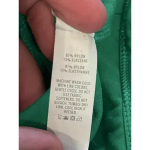 OFFLINE By Aerie Shirt Womens Medium Green Real Me Scoop Back Cropped Top thumbnail 7