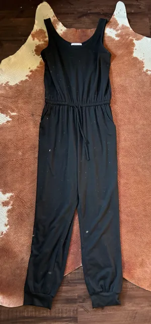 Reoria Amazon black jumpsuit  size medium  thumbnail 1