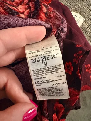 Old Navy Plum waist defined NwT women’s Midi Dress with Floral Print thumbnail 5