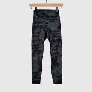 Lululemon Womens Leggings Green Align Pant II Camo Pull On Stretch Yoga Size 4 thumbnail 2