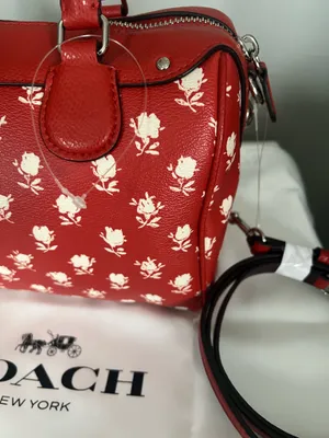 Coach Mini Bennett Satchel In Badlands Floral Print With Wallet thumbnail 4