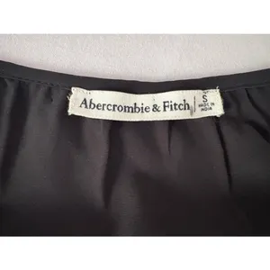 Abercrombie & Fitch Black Sheer Blouse Long Sleeve Size S thumbnail 2