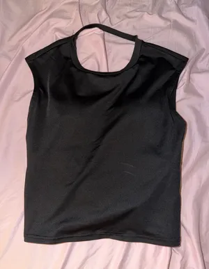Black Shein Backless Top thumbnail 1