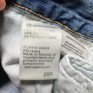 Adriano Goldschmied AG-ED Ex-Boyfriend Distressed Slim Jeans Size 26R EUC thumbnail 5