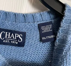 Vintage Baggy Boho Blue Sweater Size 2XL Granolacore thumbnail 3