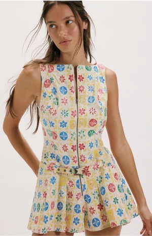 Free People Dune Dancer Romper- Small thumbnail 1