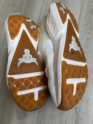 Under Armour Project Rock HOVR Training Shoes White Gum Sole men’s 9.5 thumbnail 7