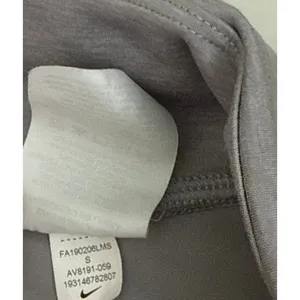 Nike Dri-Fit High Rise Cropped Athletic Activewear Gray Leggings Size Small thumbnail 4