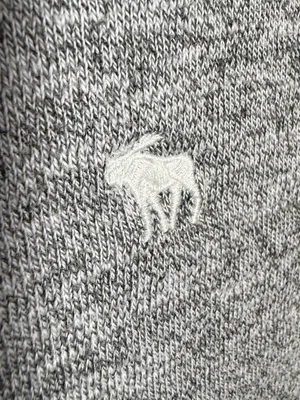 Abercrombie & Fitch Women's Small Gray Hooded Pullover Sweatshirt thumbnail 4