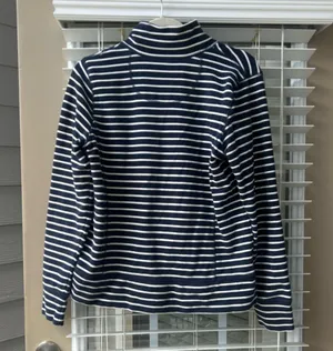 L.L.Bean Women's Ultrasoft Sweats, Full-Zip Mock-Neck Jacket Stripe thumbnail 6