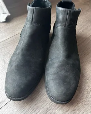 Ugg Waterproof Slate black ankle leather boots size 9 shoe womens booties thumbnail 1