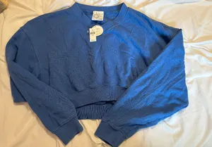 Aerie Offline Cropped Sweatshirt thumbnail 1
