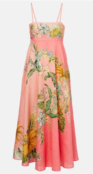 ALEMAIS Hazel Printed Max Dress, US4 thumbnail 1