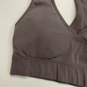 Lululemon Reveal Sports Bra Digital Rain Light Support Knit Lunar Rock Taupe thumbnail 2
