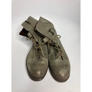 OTBT Brentsville Boots Women 10M Sage Green Good Distressed Leather Combat thumbnail 3