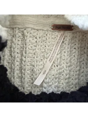 Free People Sunbrite Colorblocked whimsigoth Fuzzy Cropped Mockneck small thumbnail 9