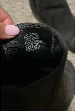 Black suede boots Size 8 thumbnail 3