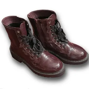 TRUE CRAFT Women’s Faux Leather Combat Boots thumbnail 4