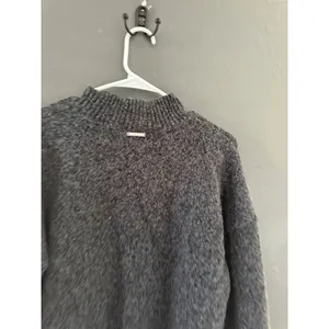 Michael Kors Womens Mock Neck Colorblock High Low‎ Knit Sweater Gray XL thumbnail 4