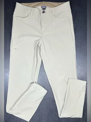 Patagonia Women's Size 2 Tan Skyline Traveler Pants thumbnail 2