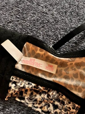 PINK Victoria's Secret Leopard Bra thumbnail 2