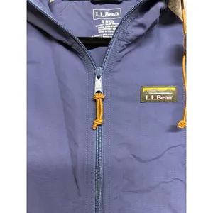 L.L.Bean Mountain Classic Anorak‎ Jacket Multi Teal Indigo Women's Size Small thumbnail 11