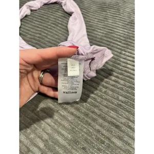 URBAN OUTFITTERS Light Purple Cropped Halter Top - Size Small thumbnail 3