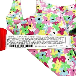 Zara Multi Floral Sleeveless Crop Tank Top Size Small‎ thumbnail 5