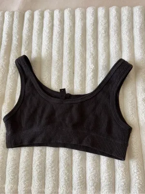Skims waffle crop tank thumbnail 5
