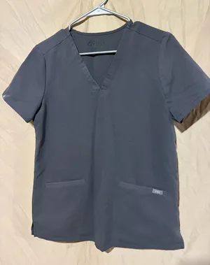 Figs Casma V-Neck Scrub Top. thumbnail 1