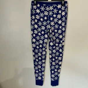 Hanna Andersson Snowflake Pajama Pants Size Small Christmas Holiday #786 thumbnail 4