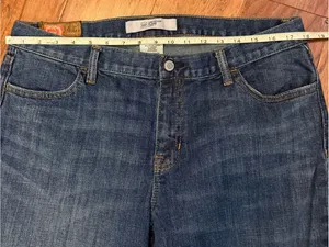 GAP Women's Wide Leg Jeans - Denim Blue thumbnail 6