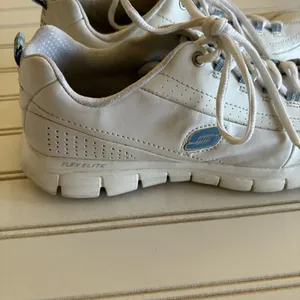 Skechers Flex‎ Elite Sneakers Size 9 Womens White Leather Walking Shoes 11798EW thumbnail 7