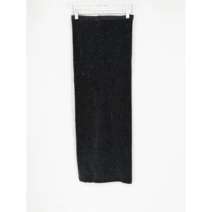Fabletics Yitty Convertible Sculpting Luxe Glitter Shapewear‎ Midi Dress M Black Silver thumbnail 4
