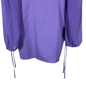 NWT Lulus Lace-Up Back Solid Mini Dress Purple Romantic Puff Sleeve Size S thumbnail 5