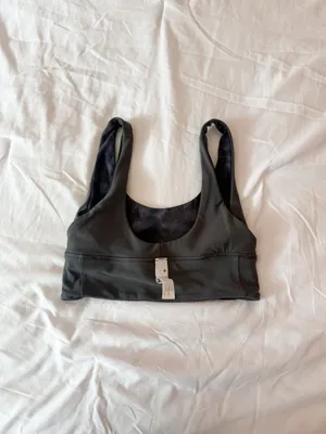 Lululemon Diamond Dye / Graphite Grey Align Reversible Light Support Size 4 thumbnail 4