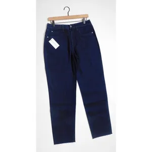 NWT!! WEWOREWHAT Low Rise Dad Jeans Dark Wash Blue Raw Hems Denim Casual Size 27 thumbnail 2