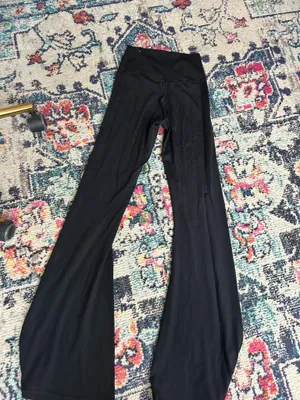 Aerie Leggings OFFLINE by High-Waisted Crossover Flare Black thumbnail 6