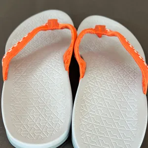 Chaco Aurora Cloud Flipflop Orange and White Sandals thumbnail 7