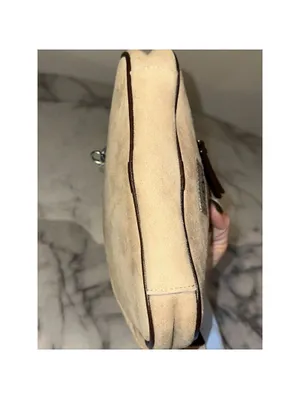 RARE Ugg MINI Handbag Shoulder Bag Purse 8x5x1" Suede Shearling Pouch MINTcond. thumbnail 7