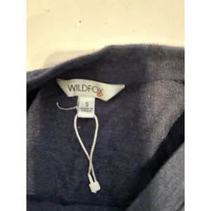 Wildfox "Good Vibes" Crewneck Sweatshirt Blue Multi‎ Chenille Applique Size S thumbnail 5